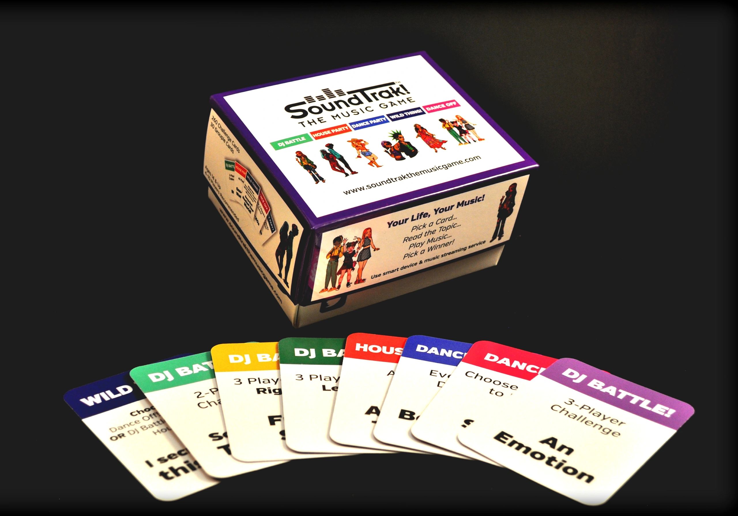 SoundTrak! The Music Game Card Game, Music Game